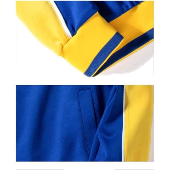 Men's Tracksuits 2 Piece Outfit Jogging Suits Set Casual Long Sleeve Sweatsuits - Picture 4 of 8